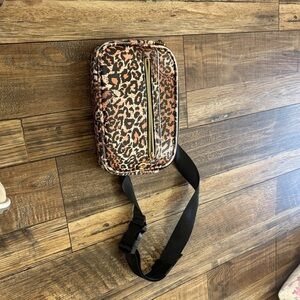 Leopard Print Crossbody Bag